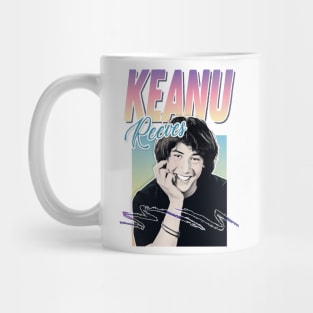 Keanu Reeves ∆∆∆ 1990s Styled Aesthetic Design Mug